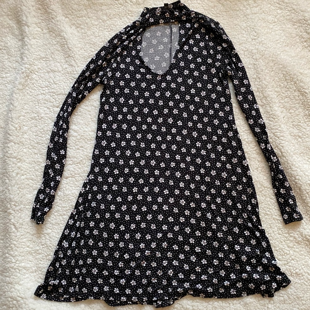 Express Cut Out Floral Dress